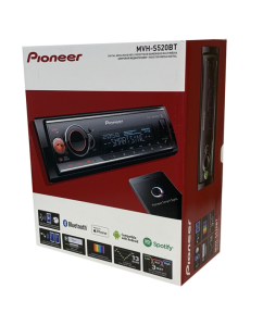 Купить Автомагнитола PIONEER MVH-S520BT,4x50вт,USB,BT,MP3,iPod/Android  в E-mobi