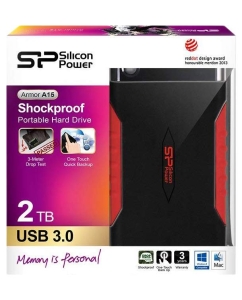 Купить Внешний жесткий диск Silicon Power Armor A15 2ТБ (SP020TBPHDA15S3L)  в E-mobi