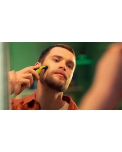 Купить Триммер Philips QP2824/10 серый, зеленый  в E-mobi