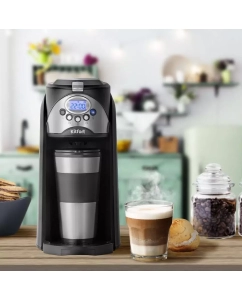 Купить Кофеварка капельного типа Kitfort КТ-7308 серый, черный  в E-mobi