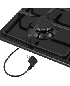 Купить Встраиваемая варочная панель газовая HOMSair HGE643BK черный  в E-mobi