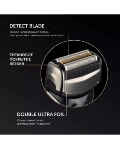 Купить Электробритва Polaris PMF 1013RC wet&amp;dry 5D PROF 3+, серебристая/черная  в E-mobi