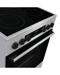 Купить Электрическая плита Gorenje GECS6C70XC серебристый, черный  в E-mobi