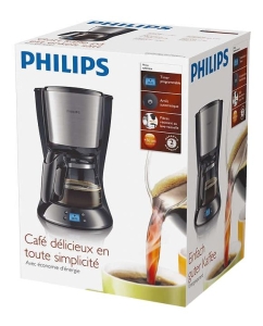 Купить Кофеварка капельного типа Philips HD7459/20 Black/Silver  в E-mobi