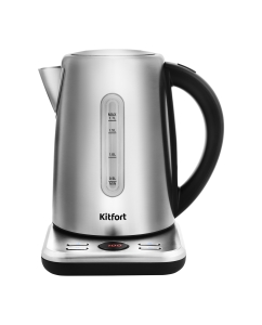 Купить Чайник электрический Kitfort КТ-661 1.7 л серебристый  в E-mobi