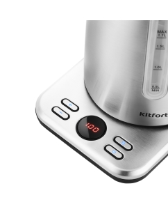 Купить Чайник электрический Kitfort КТ-661 1.7 л серебристый  в E-mobi