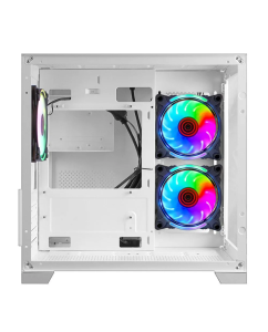 Купить Корпус компьютерный Ginzzu V450 RGB  белый  в E-mobi