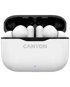 Купить Беспроводные наушники CANYON TWS-3 White/Black  в E-mobi