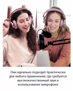 Купить Беспроводные наушники ONEODIO A70 Pink  в E-mobi