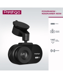 Купить Видеорегистратор Prestigio RoadRunner 2.5K PCDVRR460W, 3--, WQHD, 2560x1440, c WI-FI  в E-mobi