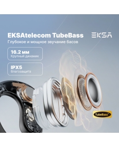 Купить Беспроводные наушники EKSA S30 Black  в E-mobi