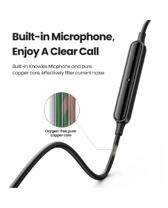 Купить Наушники UGREEN EP103 (30631) In-Ear Earphones with Lightning Connector. Черный  в E-mobi