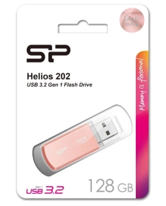 Купить Флешка Silicon Power Helios 202 128 ГБ розовый (SP128GBUF3202V1P)  в E-mobi