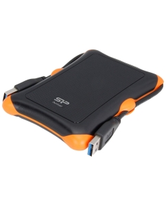 Купить Внешний диск HDD Silicon Power Armor 1TB Orange/Black (SP010TBPHDA30S3K)  в E-mobi