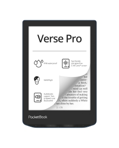 Купить Книга электронная PocketBook 634 Verse Pro Azure, PB634-A-WW в E-mobi