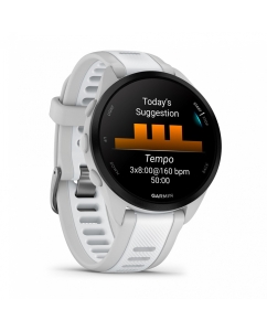 Купить Смарт-часы Garmin Forerunner 165 белый/серый (010-02863-21)  в E-mobi