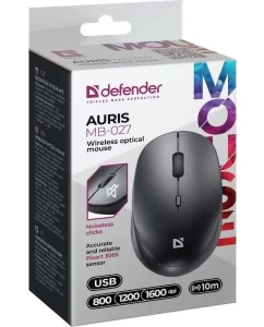 Купить Беспроводная мышь Defender Auris MB-027 Black  в E-mobi