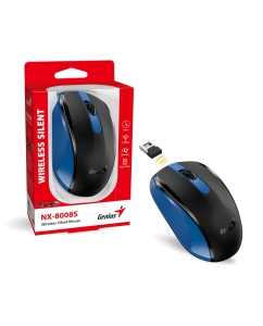 Купить Мышь беспроводная оптическая Genius NX-8008S (31030028402), синий  в E-mobi