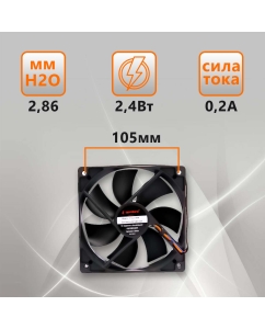 Купить Корпусной вентилятор Gembird D12025HM-4  в E-mobi