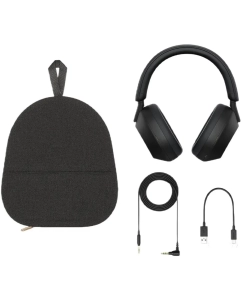 Купить Беспроводные наушники Sony WH-1000XM5 Black (wh1000xm5/b)  в E-mobi