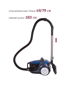 Купить Пылесос Pioneer VC321C синий, черный  в E-mobi