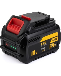 Купить Аккумулятор для DEWALT XR FLEX VOLT 54V 6.0AH (LI-ION) TopOn TOP-DE-DCB546 в E-mobi