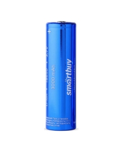 Купить Аккумулятор Smartbuy LI18650-3000 mAh (50/400) SBBR-18650-1S3000 в E-mobi