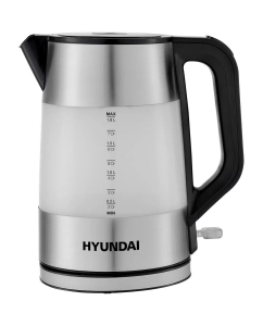 Купить Чайник электрический HYUNDAI HYK-P4026 1.9 л черный в E-mobi