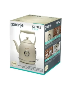 Купить Чайник электрический Gorenje K17CLIN 1.7 л бежевый  в E-mobi
