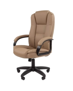 Купить Компьютерное кресло Chairman 600 LT экокожа, бежевый  в E-mobi