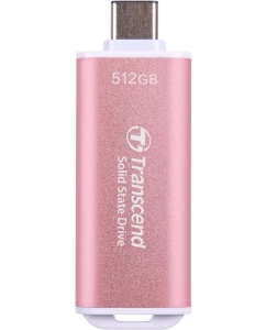 Купить Внешний диск SSD Transcend ESD300 TS512GESD300P, 512ГБ, розовый  в E-mobi