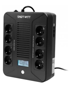 Купить Источник бесперебойного питания UPS SAFE PRO LCD 1000 SmartWatt  в E-mobi