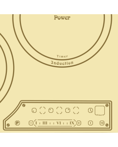 Купить Встраиваемая варочная панель индукционная Kaiser KCT 4795 FI ElfAD бежевый  в E-mobi