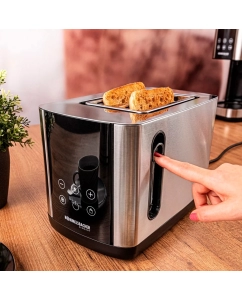 Купить Тостер Rommelsbacher TO 850 серебристый; черный  в E-mobi