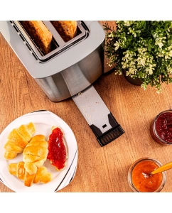 Купить Тостер Rommelsbacher TO 850 серебристый; черный  в E-mobi