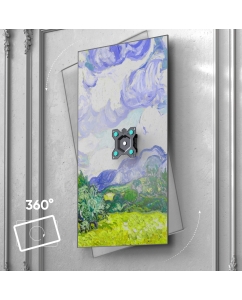 Купить Кронштейн для телевизора ONKRON 10"-35" фиксированный, чёрный R1  в E-mobi