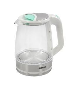 Купить Чайник электрический LUMME LU-164 2.2 л белый, серебристый в E-mobi