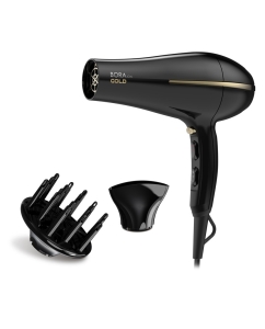 Купить Фен GA.MA BORA GOLD 2200 Вт черный  в E-mobi