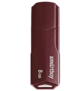 Купить Флешка SmartBuy 8GB CLUE Burgundy (SB8GBCLU-BG)  в E-mobi