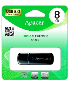 Купить Флешка Apacer AH355 128 ГБ (AP128GAH355B-1)  в E-mobi