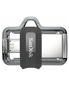 Купить Флешка SanDisk Ultra Dual Drive 128 ГБ черный (SDDD3-128G-G46)  в E-mobi
