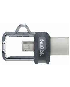 Купить Флешка SanDisk Ultra Dual Drive 128 ГБ черный (SDDD3-128G-G46)  в E-mobi