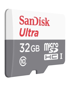 Купить Карта памяти SanDisk Ultra microSDHC 32GB + адаптер (SDSQUA4-032G-GN6MA)  в E-mobi