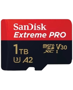 Купить Карта памяти microSDXC UHS-I U3 Sandisk Extreme Pro 1024 ГБ, 200 МБ/с, Class 10, SDSQXCD-1 в E-mobi