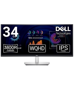 Купить 34" Монитор Dell UltraWide P3424WE серебристый, черный 60Hz 3440x1440 IPS  в E-mobi