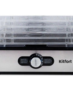 Купить Сушилка для овощей и фруктов Kitfort KT-1913 серебристый, черный  в E-mobi