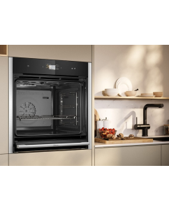 Купить Встраиваемый электрический духовой шкаф Neff B64FS31N0 серебристый; черный  в E-mobi