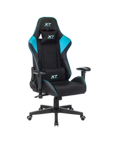Купить Кресло игровое A4Tech X7 GG-1100 черный/голубой в E-mobi