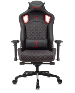 Купить Кресло игровое Knight Titan черный/красный  в E-mobi