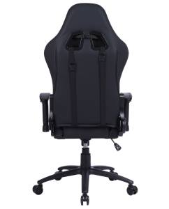 Купить Кресло игровое Cactus CS-CHR-030BL черный с подголовником. крестовина металл/пластик  в E-mobi